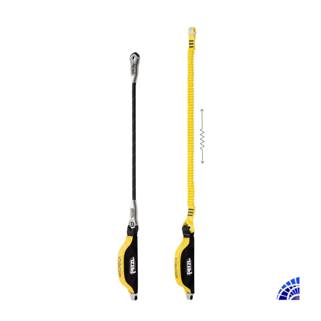 ELEMENTO DE AMARRE SIMPLE CON ABSORBEDOR DE ENERGÍA INTEGRADO ABSORBICA-I PETZL