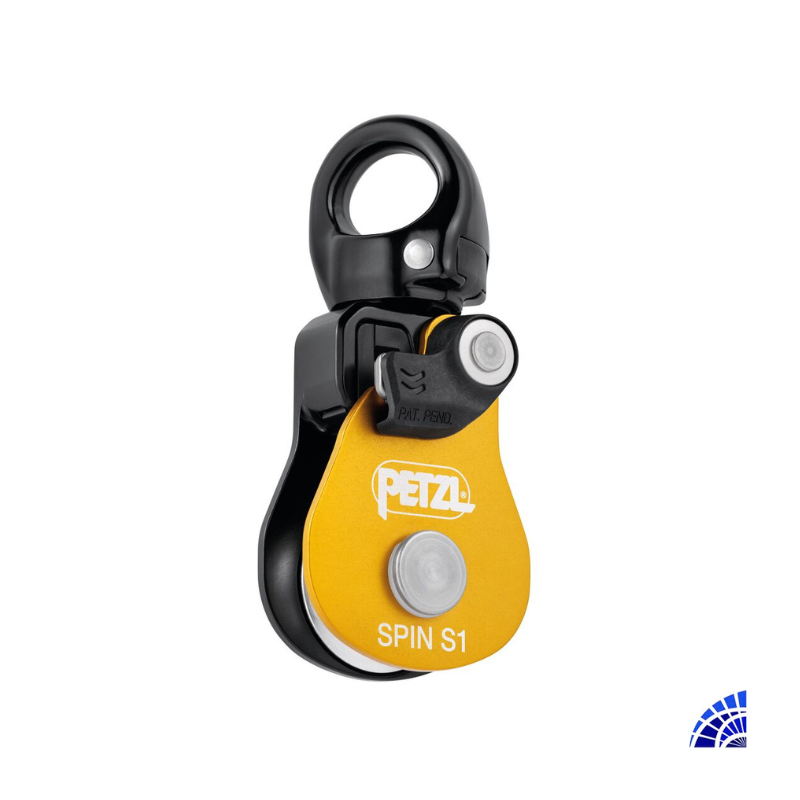 SPIN S1 POLEA SIMPLE Y COMPACTA DE ALTÍSIMO RENDIMIENTO CON ESLABÓN GIRATORIO PETZL