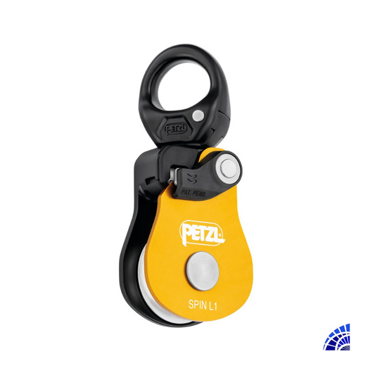 SPIN L1 POLEA SIMPLE DE ALTÍSIMO RENDIMIENTO CON ESLABÓN GIRATORIO PETZL